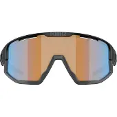 Bliz - Solbriller - Vision Matt Black Grey Nano Optics Nordic Light Coral Orange Blue til UnisexUld - Sort