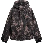 Superdry Superdrytil mænd. MS110190A Ski-skaljakke brun, sort (M), Casual, Sport, Sne, Genanvendt polister, Bæredygtig