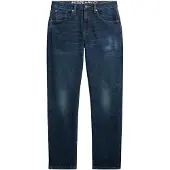 Superdry Superdrytil mænd. M7010887A Vintage Slim Straight Jeans blå (30/32), Casual, Bomuld, Denim