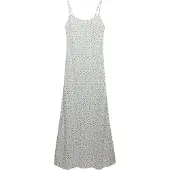 Superdry Superdrytil kvinder. W8012119A Printed Cami Maxi Dress hvid (S), Casual, Viscose, Uden ærmer/stropper