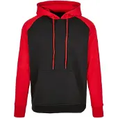 Build Your Brand Basic Raglan Hættetrøje