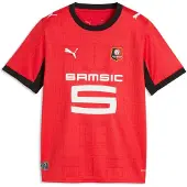 Puma Stade Rennais 26/27 Home Jersey Youth, Clothing, Red/Black, 11-12Y