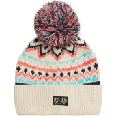 Superdry Superdryunisex. Y9010192A Beige strikket hue med print (OSFA), Casual, Akryl