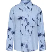 ONLY Bluse 'ONLNANO' blå / lyseblå / hvid