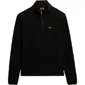 Superdry Superdrytil kvinder. W2012374A Sweatshirt med halv lynlås Polar Half sort (S), Casual, Polyester