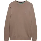 Superdry Superdrytil mænd. M6110691A Jersey Essentials Cotton, brun (XXL), Casual, Bomuld