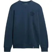 Superdry Superdrytil mænd. M2014305A Merchant grafisk sweatshirt navy (L), Casual, Bomuld, Blå