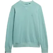 Superdry Superdrytil mænd. M2014174A Essential klassisk sweatshirt turkis (XL), Casual, Bomuld
