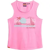 Superdry Outdoor Stripe Scoop ærmeløs T-shirt