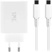 TNB Iclick 65w Usb-a-og Usb-c-vægoplader