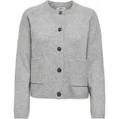 ONLY Cardigan 'ONLPiemonte' lysegrå