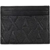 Armani Exchange A|X Armani Exchangetil mænd. XM000880AF12133UC001 ASV-kortholder med clips, sort (OSFA), Casual, Polyester