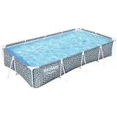 Bestway 561FV, 4000 L, Indrammet pool, Barn & voksen, Grå, 22 kg