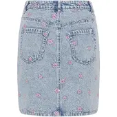 Kaffe Nederdel 'KABabena' blue denim / lyserød