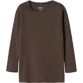 Name it Basic Top Med Lange Ærmer