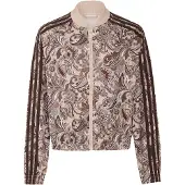 Adidas Originals Sst Loose Cropped Paisley Sweatshirt Med Lynlås