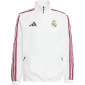Adidas Real Madrid Jakke Anthem - Hvid - , størrelse X-Large