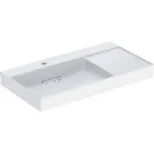 Geberit Håndvask ONE 90x48cm hvid fralæg/hh højr