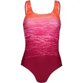 LASCANA Badedragt orange / fuchsia / lys pink