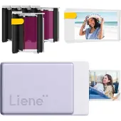 Lirene Liene Pearl N200 Pro bærbart fotoprinterkit 2x3 (lilla) 6971398602647