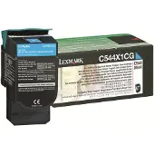 Lexmark C544X1CG / High Capacity Black Toner - Lasertoner Cyan