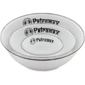 Petromax Enamel Bowls white 2 pieces 1L, skål, hvid