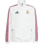 Adidas Real Madrid Jakke Anthem - Hvid - , størrelse X-Small