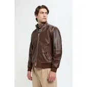 Baracuta Baracutatil mænd. BRCPS1127UT2995 Brun G9 læderjakke (L), Casual