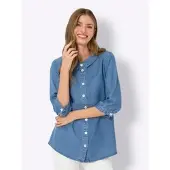 HEINE Bluse blue denim