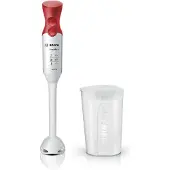 Bosch ErgoMixx MSM64010 - Stavblender - 450 W - hvid/rød