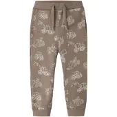 Name it Sweatpants - NmmVaron - Noos - AOP - Fossil - - 6 år (116) - Sweatpants
