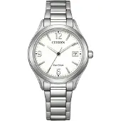 Citizen Dameur FE6121-67A Elegance Hvid/Stål Ø34 mm