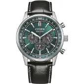 Citizen Herreur CA4720-01X Eco-Drive Grøn/Læder Ø42 mm