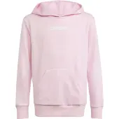Adidas Sportsweatshirt 'ESSENTIALS' lyserød / hvid