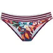 Venice beach Bikinitrusse cyanblå / orange / bordeaux / hvid