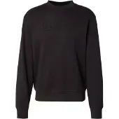 BOSS Relaxed fit sweatshirt i bomuldsfrotté med broderet logo
