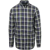Steppin' Out Flannel Skjorte Grøn Blå måle
