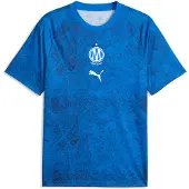 Puma Olympique de Marseille Warm-Up Jersey Men, Sport, Royal/White, XS