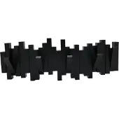 Umbra 318211-040, Indendørs, Universal krog, Sort, Træ, 2,268 kg, Rektandel