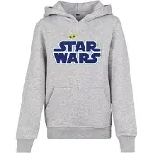 Mister tee Sweatshirt 'Star Wars' mørkeblå / gul / grå-meleret / hvid