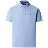 Hackett London Hackett Londontil mænd. HM5600203 Blå Slim Fit-polo med logo (XL), Casual, Bomuld, Klassisk, Korte ærmer