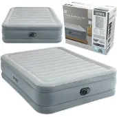 Intex 64824ND pripučiamas čiužinys 203x152x46 cm su integruota elektrine pompa