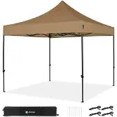 Vonroc Easy-Up Party Telt - Pavillon - 3x3 m | Beige