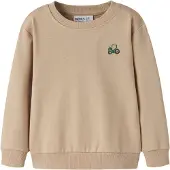 Name it Sweatshirt - NmmVallen - Sesame/Tractor - - 5 år (110) - Sweatshirt