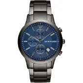 Emporio Armani Herreur AR11215 Renato Blå/Stål Ø43 mm