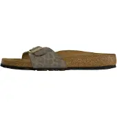 Birkenstock Pantoletter 'Madrid' taupe / mørkegrå