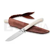 Lionsteel Ago - White micarta kniv