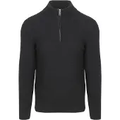 Profuomo Trøje Half Zip Struktur Navy Blå Mørkeblå måle