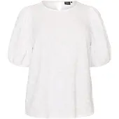 Zizzi Bluse 'CAMINA' hvid