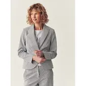 TATUUM Blazer 'COCORO' sort / hvid